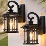 Vianis Black Porch Lights With Seed Tempered Glass. Fixed Price $65.99.