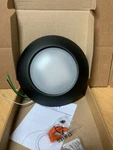 Maxim Lighting Diverse 7.5-IN Black Flush Mount Led Energy Star. Fixed Price $15.99.