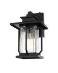 Elegant Lighting OD304W12 Salem 12" Tall Outdoor Wall Sconce - Black. Fixed Price $120.00.