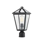 Z-lite Talbot 1 Light Outdoor Post Mount, Black 579PHMR-BK. Fixed Price $236.00.