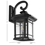 Safavieh Cendra Outdoor Wall Lantern, Reduced Price 2172752137 PLT4011A. Fixed Price $77.00.