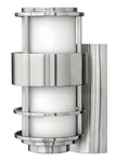 Hinkley Lighting H1900 12"H Outdoor Wall Sconce - Stainless Steel. Fixed Price $529.00.