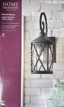 New Home Decorators Walcott Manor Large Exterior Lantern 18.75 Black Wall Light. Fixed Price $98.50.
