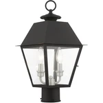 Livex Lighting 27216-04 Mansfield 17 Inch Black Outdoor Post Top Lantern. Fixed Price $319.97.