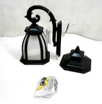 Kichler 9041 Bk Salisbury 1-LIGHT Black Outdoor Wall Sconce White Linen Glass. Fixed Price $149.99.