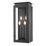 Z-lite Nova 4 8.25" Outdoor Wall Light, Black/clear 5018B-BK. Fixed Price $438.00.