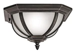 Kichler 9848RZ Salisbury 2-LIGHT 13.5" Outdoor Flush & Semi Mount In. Fixed Price $279.99.