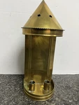 Vintage Brass Heritage Lantern Wall Sconce- Handmade-one Of Kind!!. Fixed Price $165.00.