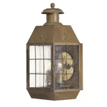Hinkley Lighting Nantucket Lt Outdoor Medium Wall Mount, Aged Brass - 2374AS. Fixed Price $489.00.