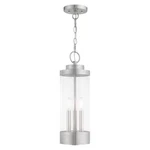 Livex Lighting 20727-91 Hillcrest 3 Brushed Nickel Outdoor. Fixed Price $399.90.