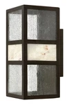 Hinkley Sierra Stone And Clear Seedy Glass Sconce Spanish Bronze 1454SB-GU24. Fixed Price $99.00.