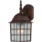 Nuvo Adams Light 14" Outdoor Wall W/ Frosted Glass, Rustic Bronze 60-4905. Fixed Price $59.99.