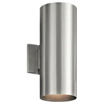 New Ob Kichler 9246BA Two Light Indoor/outdoor Wall Mount Brushed Aluminum 15". Fixed Price $50.00.