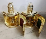 Brass Nautical Oil Lamps Port & Starboard Lanterns Ship Boat Lights Home Decor. Fixed Price $128.04.