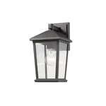 Z-lite Beacon 1 Light Outdoor Wall Sconce, Black/clear Beveled 568S-BK. Fixed Price $166.00.