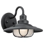 Kichler 49691 Black Harvest Ridge 1-LIGHT Outdoor Wall Sconce. Fixed Price $179.99.