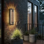 Outdoor Wall Sconce Led Dusk To Dawn Waterproof 15.7 Inch Bronze HWCK-1 Camuucci. Fixed Price $209.99.