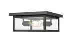 Millennium Evanton 2-LIGHT Outdoor Ceiling Powder Coat Black. Fixed Price $157.90.