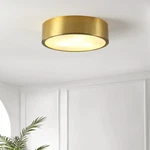 Reda Brass Flush Mount Light With Led Bulbs Included. Fixed Price $145.99.