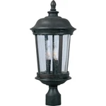 Maxim Dover Cast 3-LIGHT Outdoor Pole/post Lantern Bronze 3021CDBZ. Fixed Price $176.80.