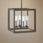 Rhodes 18 1/4" Wide Warm Bronze 4-LIGHT Outdoor Pendant. Fixed Price $899.00.