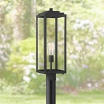 Titan Modern Outdoor Post Light Fixture Mystic Black 21 3/4" For Exterior Barn. Fixed Price $139.99.