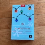 Rite Aid Led Multicolor Globe G30 String Lights 25 Green Wire Indoor Outdoor. Fixed Price $16.20.