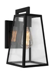 Afx JOPW0712MB Joplin 12" Tall Outdoor Wall Sconce - Black. Fixed Price $50.40.