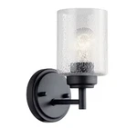 Kichler 45910 Bk Winslow 9" Tall Wall Sconce Black. Fixed Price $38.00.