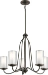 Kichler 44176OZ - 5 Light Chandelier From The Lorin Collection Olde Bronze. Fixed Price $94.99.