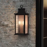 Quoizel Abernathy 19 1/2" High Old Bronze Outdoor Lantern Wall Light. Fixed Price $289.99.
