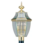 Livex Lighting Monterey Outdoor Post Head Polished Brass 2354-02. Fixed Price $399.96.