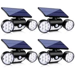 Ollivage Solar Lights Outdoor, 30 Led Security 4 Pack,. Fixed Price $45.51.