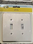 Hampton Bay Barnard Nickel Finish Dual Light Switch Wall Plate Set Of 4. Fixed Price $19.99.
