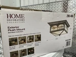 Home Decorators Collection Exterior Flush Mount Light Brimfield. Fixed Price $25.00.