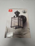 Globe Electric Franklin Matte Black Motion-sensing Wall Lantern 60000001. Fixed Price $33.24.