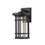 Z-lite Jordan Light 16.75" Outdoor Wall Sconce, Black/clear Seedy 570B-BK. Fixed Price $426.00.