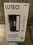 Lutec 1-LIGHT Hardwired Outdoor Wall Sconce. Fixed Price $20.75.