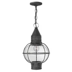 Hinkley Lighting Cape Cod 1 Outdoor Hanging, Aged Zinc - 2202DZ. Fixed Price $322.15.