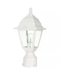 Satco White Outdoor Post Light - Compatible With Std Led Cfl Halogen Bulb. Fixed Price $27.99.