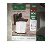 Feit Electric Onesync Led Square Wall Lantern 11IN Bronze 600LM Hardwired 120V. Fixed Price $35.00.