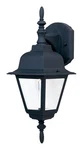 Black One Light Outdoor Wall Lantern From The Builder Cast Collection. Fixed Price $58.00.