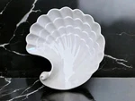 Vintage White Opal Usa Stampped Sea Shell Wall Haning Trinket Dish Home Decor. Fixed Price $15.00.