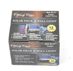 Classy Caps SL177 Solar Led Deck & Wall Light Copper Color 12 Lumens Aluminum. Fixed Price $21.49.