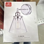 Globe Parker Wall Sconce Chrome Finish Glass Metal Cone Shade 6.5. Fixed Price $19.99.