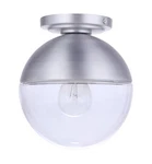 Craftmade ZA3417 Evie 8"W Outdoor Flush Mount Globe Ceiling - Silver. Fixed Price $39.83.