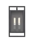 Textured Black Two Light Outdoor Wall Sconce From The Agatha Collection. Fixed Price $139.90.