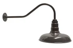 Dark Bronze 14 Inch Classic Steel Shade Standard 23 Gooseneck Barn Light. Fixed Price $179.00.