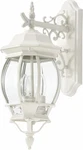 60/891 Three Light Outdoor Wall Mount, 3, White. Fixed Price $197.45.
