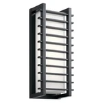 Kichler 49785LED Black Rockbridge 2-LIGHT 16.25"H Wall Sconce. Fixed Price $121.01.
